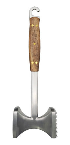 Martillo ablandador de carne Kangkawe en vista lateral