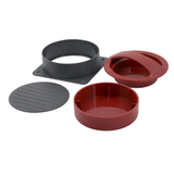 Prensa Hamburguesas Con Relleno Y Normal Asado Parrilla Bbq